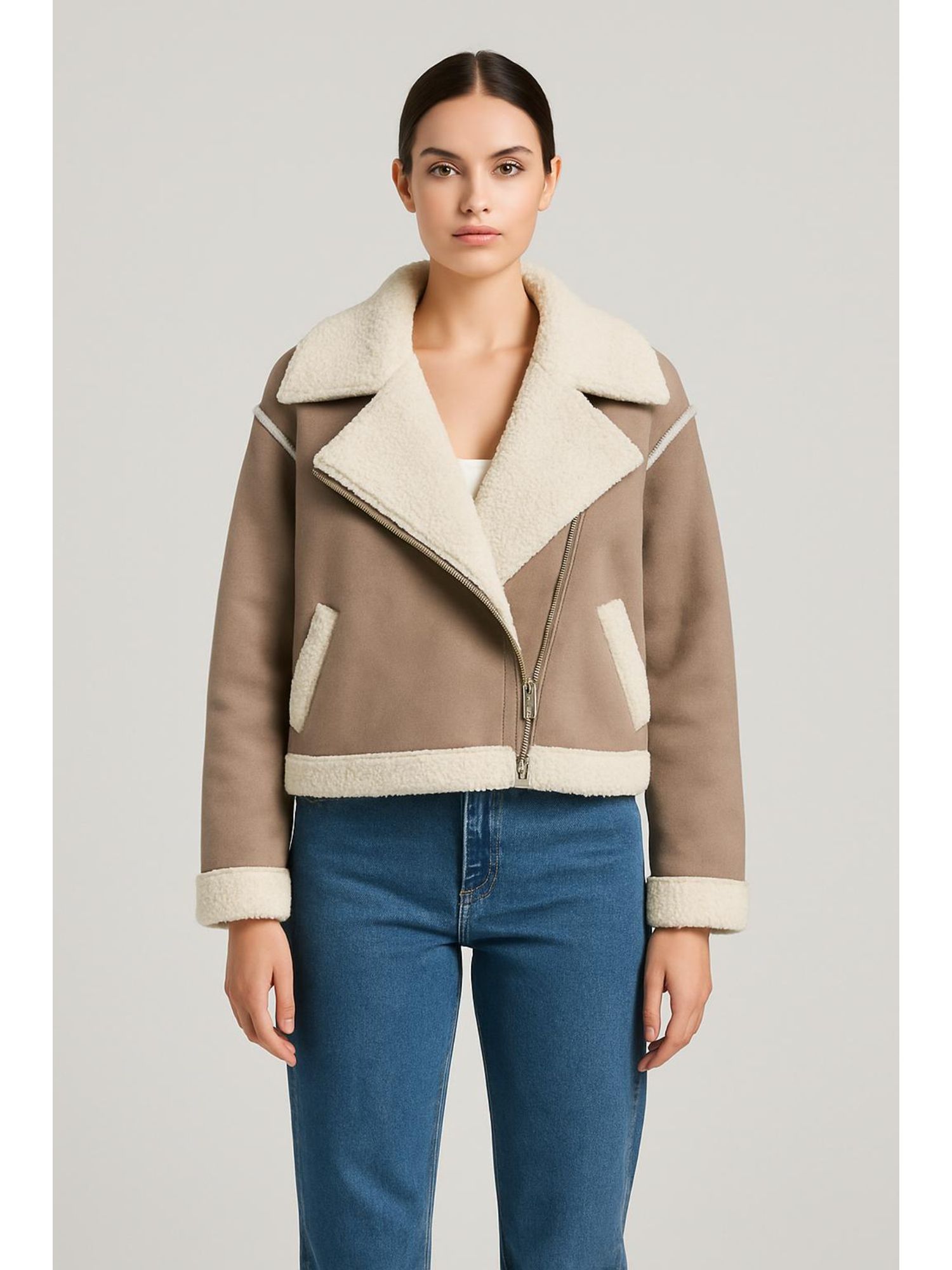 cider Faux Sherpa Jacket-picture-23