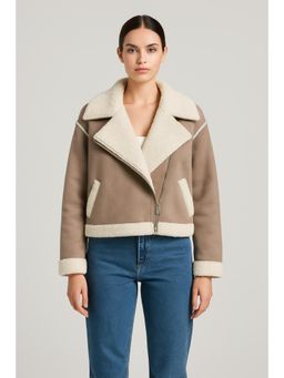 Cider - Faux Sherpa Jacket
