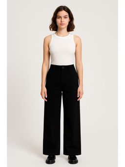 Cider - Corduroy Mid Rise Solid Pocket Straight Leg Trousers
