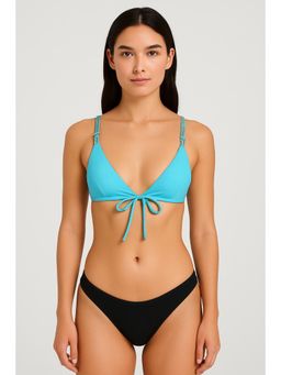 Cider - Sequin String Triangle Bikini Top