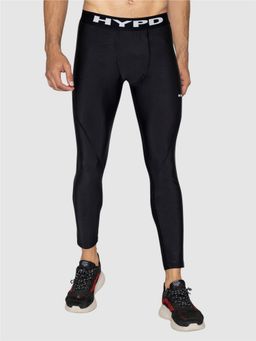HYPD - Black Men Ankle-Length Rapid-Dry Compression Pant