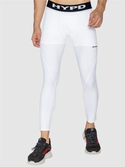 HYPD - White Men Ankle-Length Rapid-Dry Compression Pant