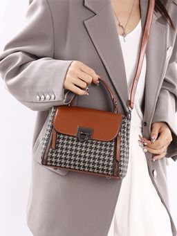 Styli - Stratton Brown Sling Bag for Men