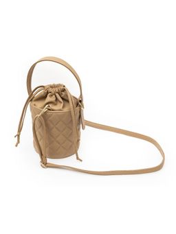 SG By Sonia Gulrajani - Beige Botanist Bucket Bag