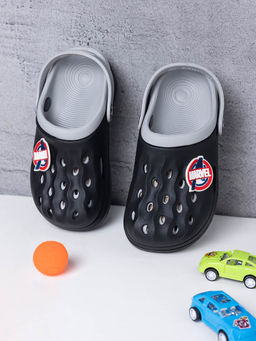 toothless - Boys Sling Back Clogs Black and Grey