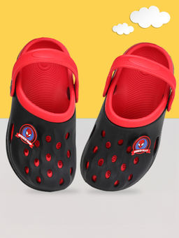 toothless - Boys Sling Back Clogs Black and Red