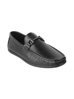 Mochi - Solid/plain Black Loafers