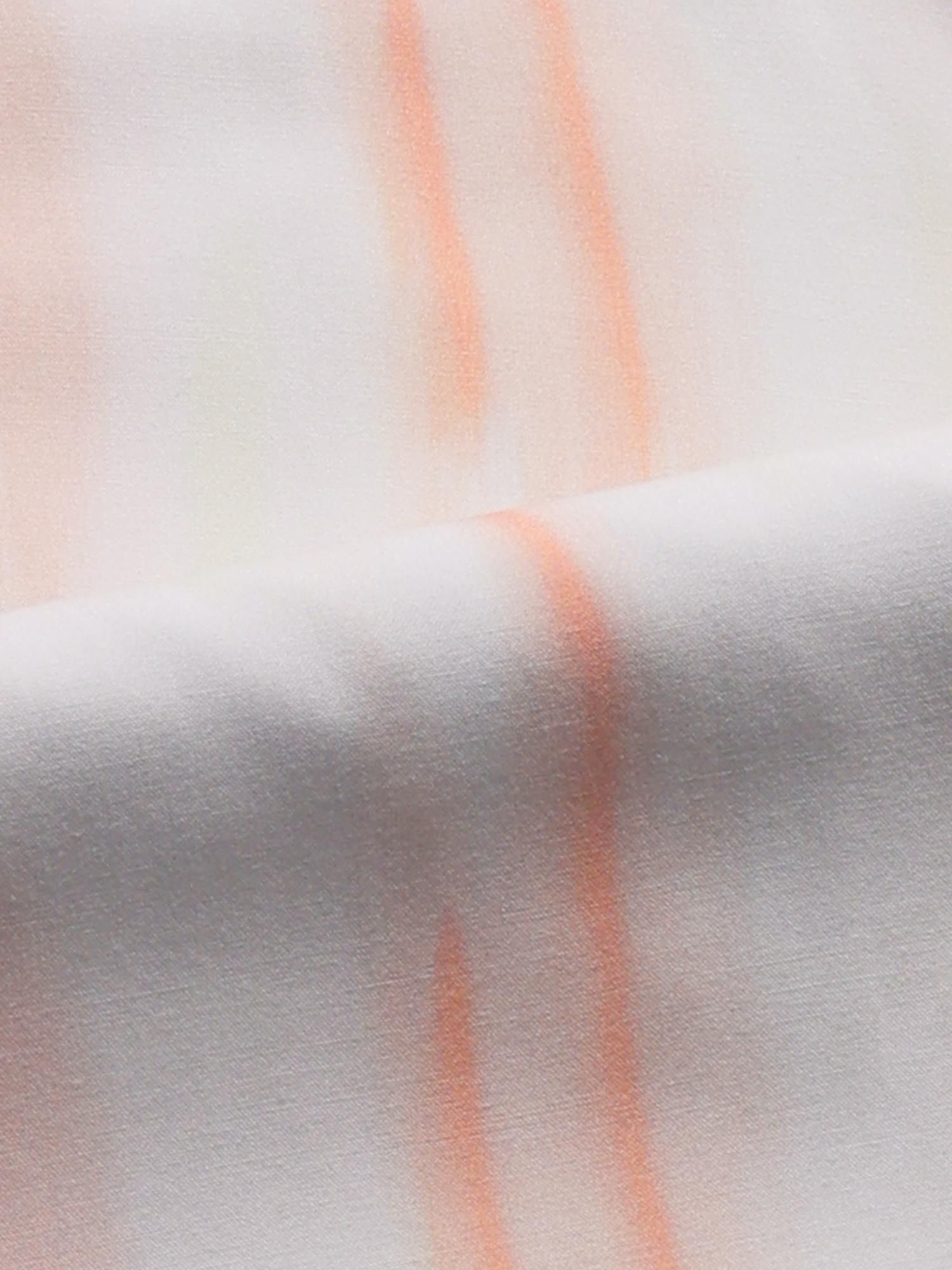 Rich Eggshell White Abstract Men Shirt