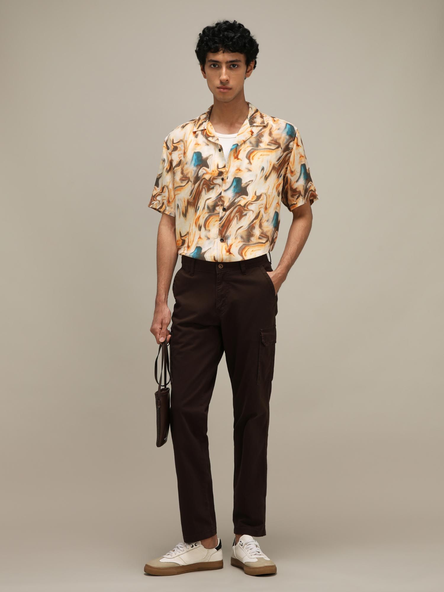 Soft Multi Abstract Men Shirt