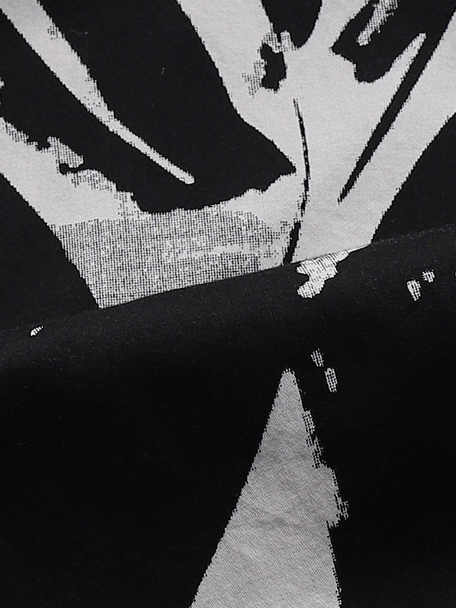 Black and White Abstract Men Shirt