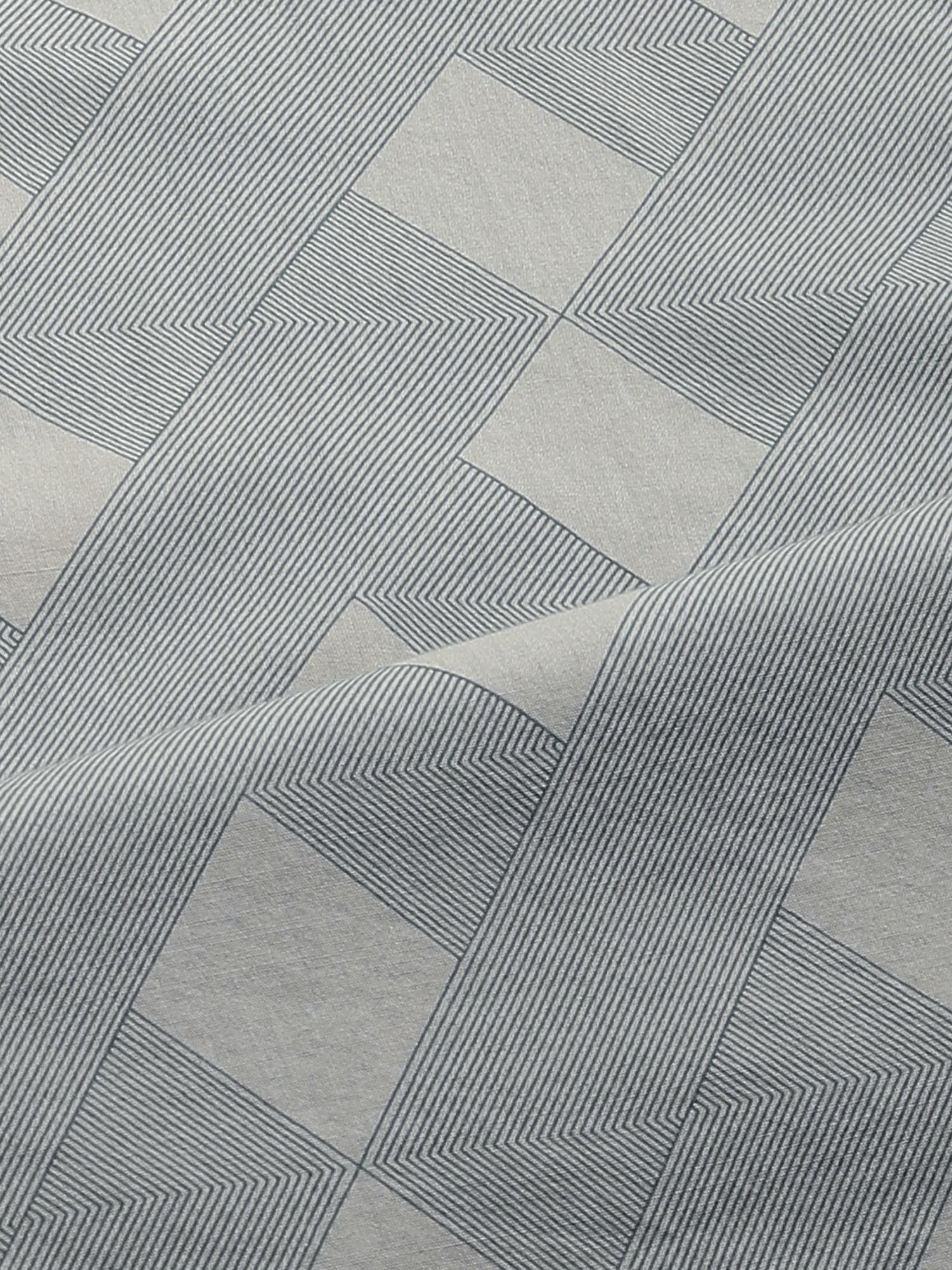 Muted Sage Green Geometric Men Shirt