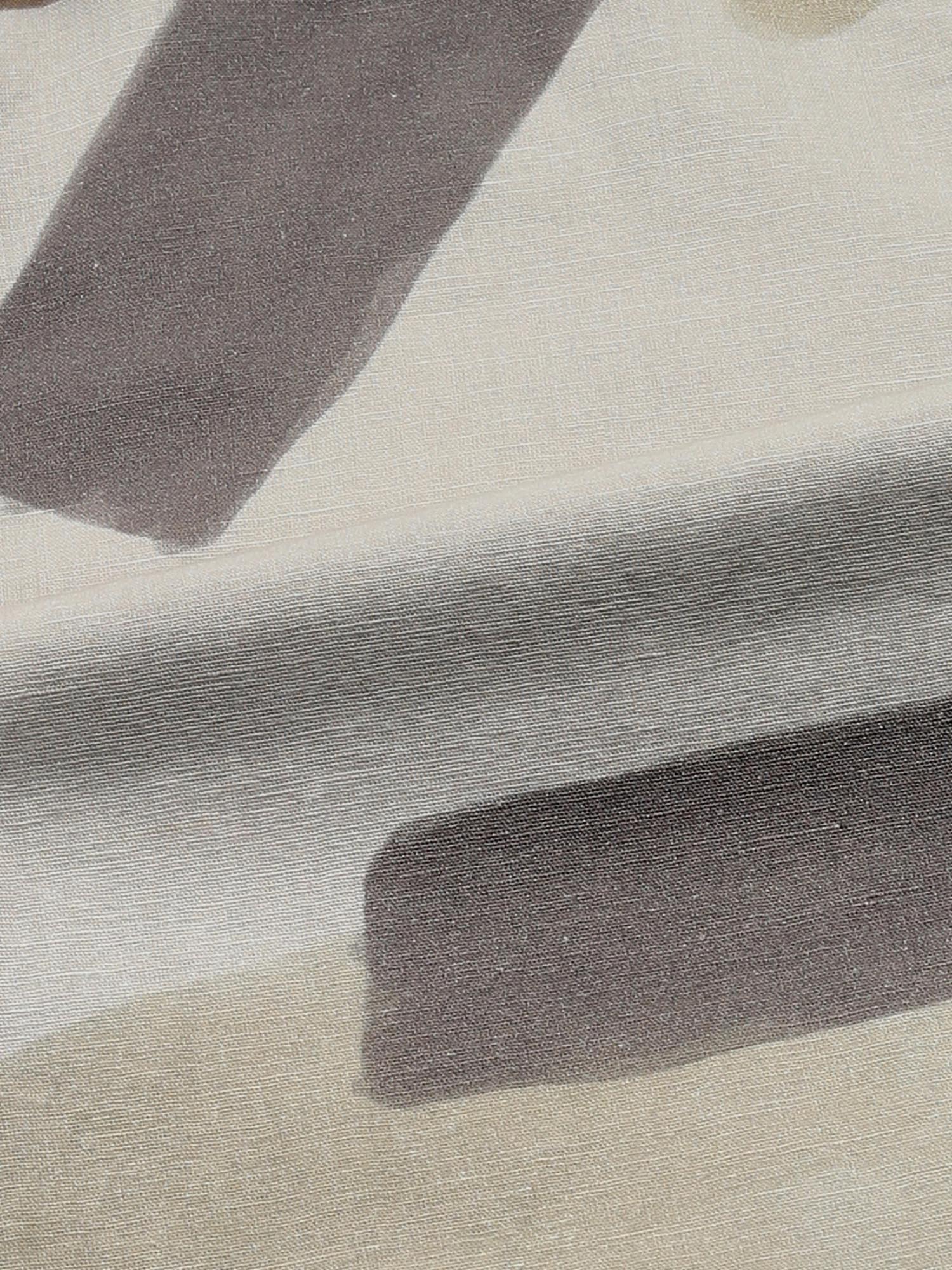Muted Beige Abstract Men Shirt