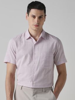 Mufti - Pastel Pink Checks Men Shirt