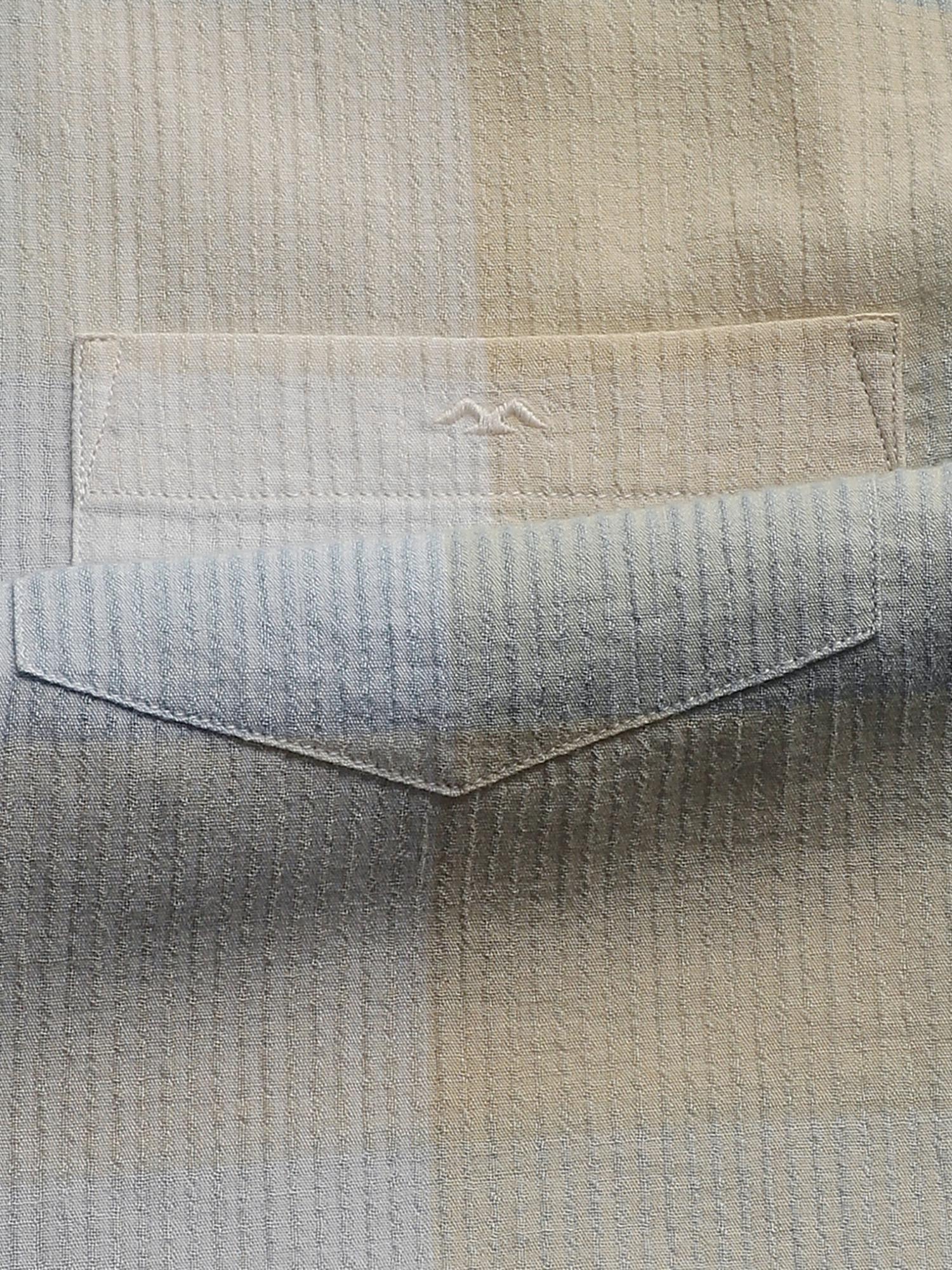 Pastel Blue Checks Men Shirt