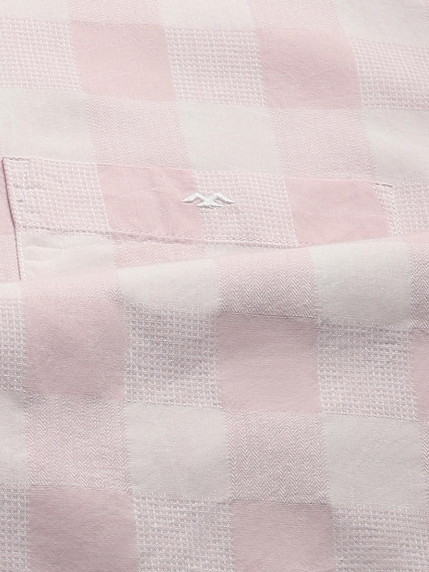Soft Pink Checks Men Shirt