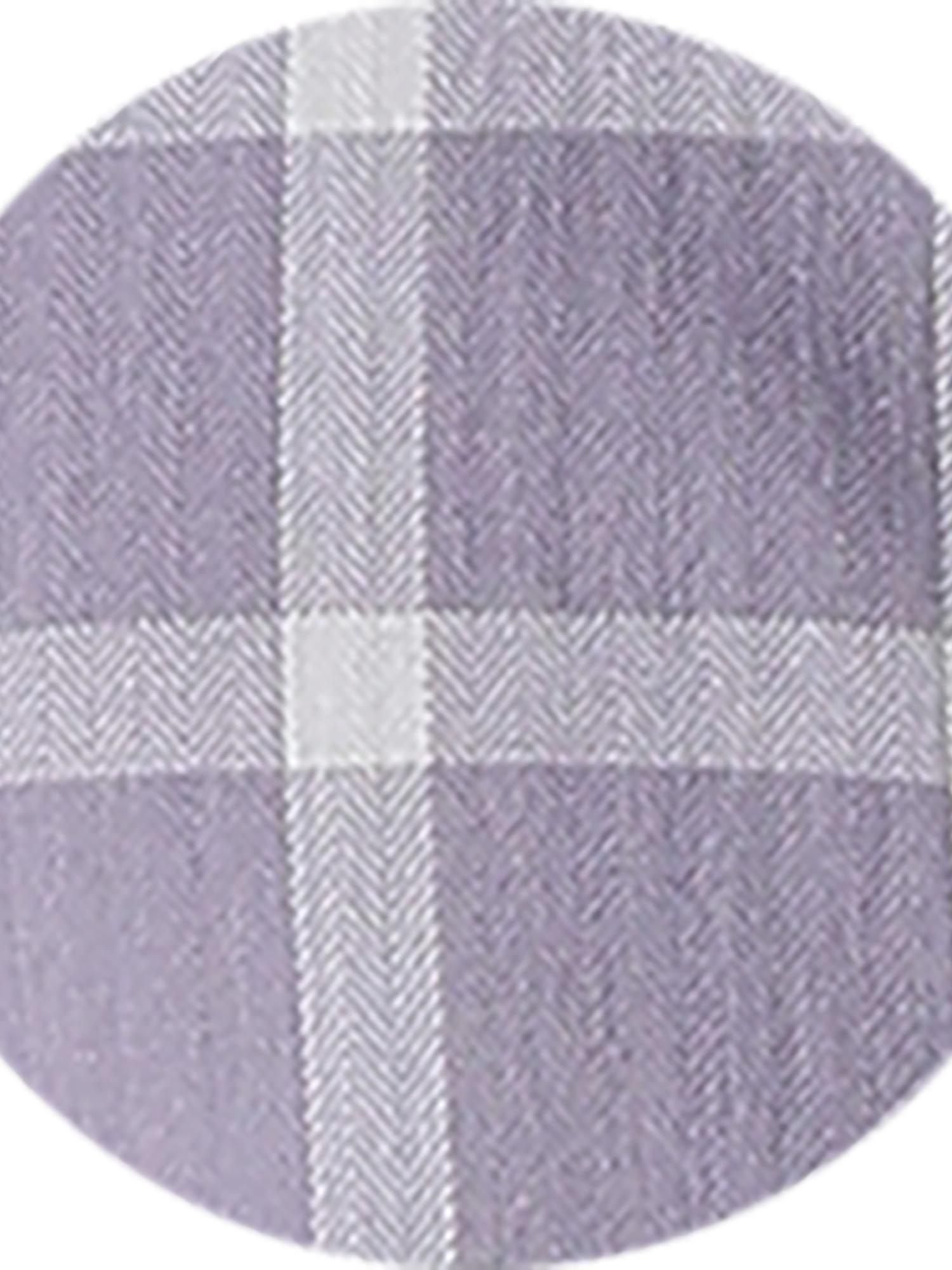 Muted Lavender Purple Checks Men Shirt
