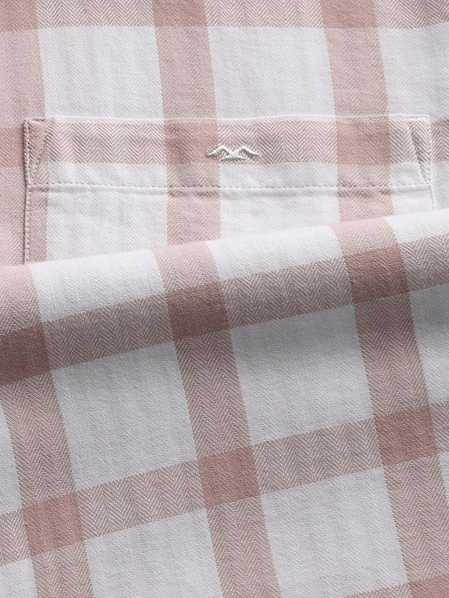 Pastel Pink Checks Men Shirt