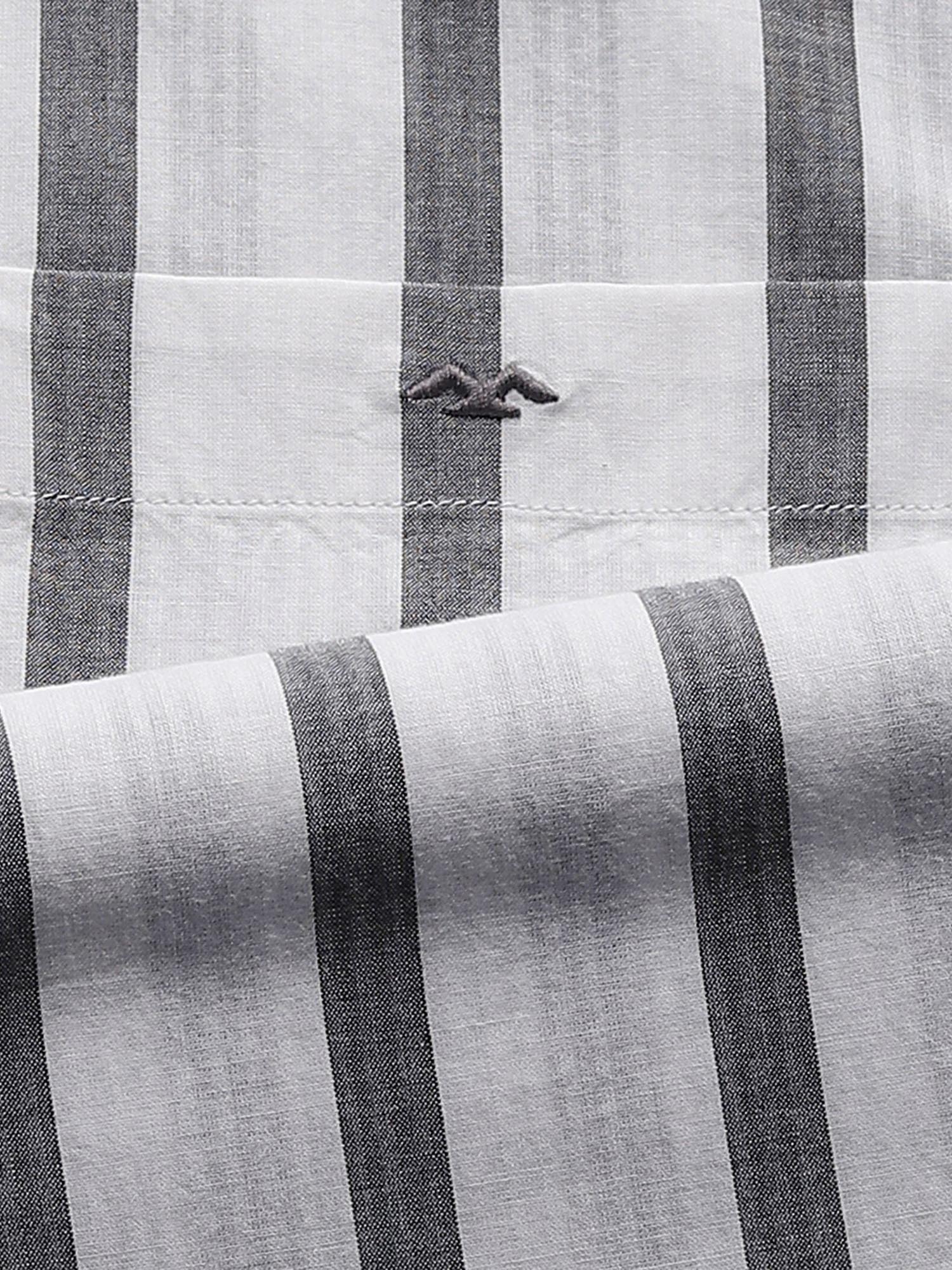 Bright White Stripes Men Shirt
