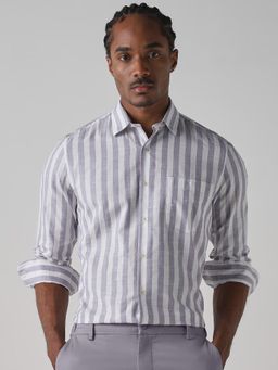 Mufti - Lilac Stripes Men Shirt