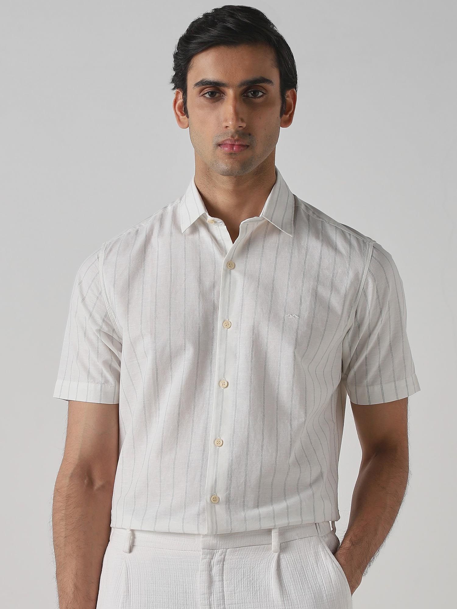 Off White Stripes Men Shirt