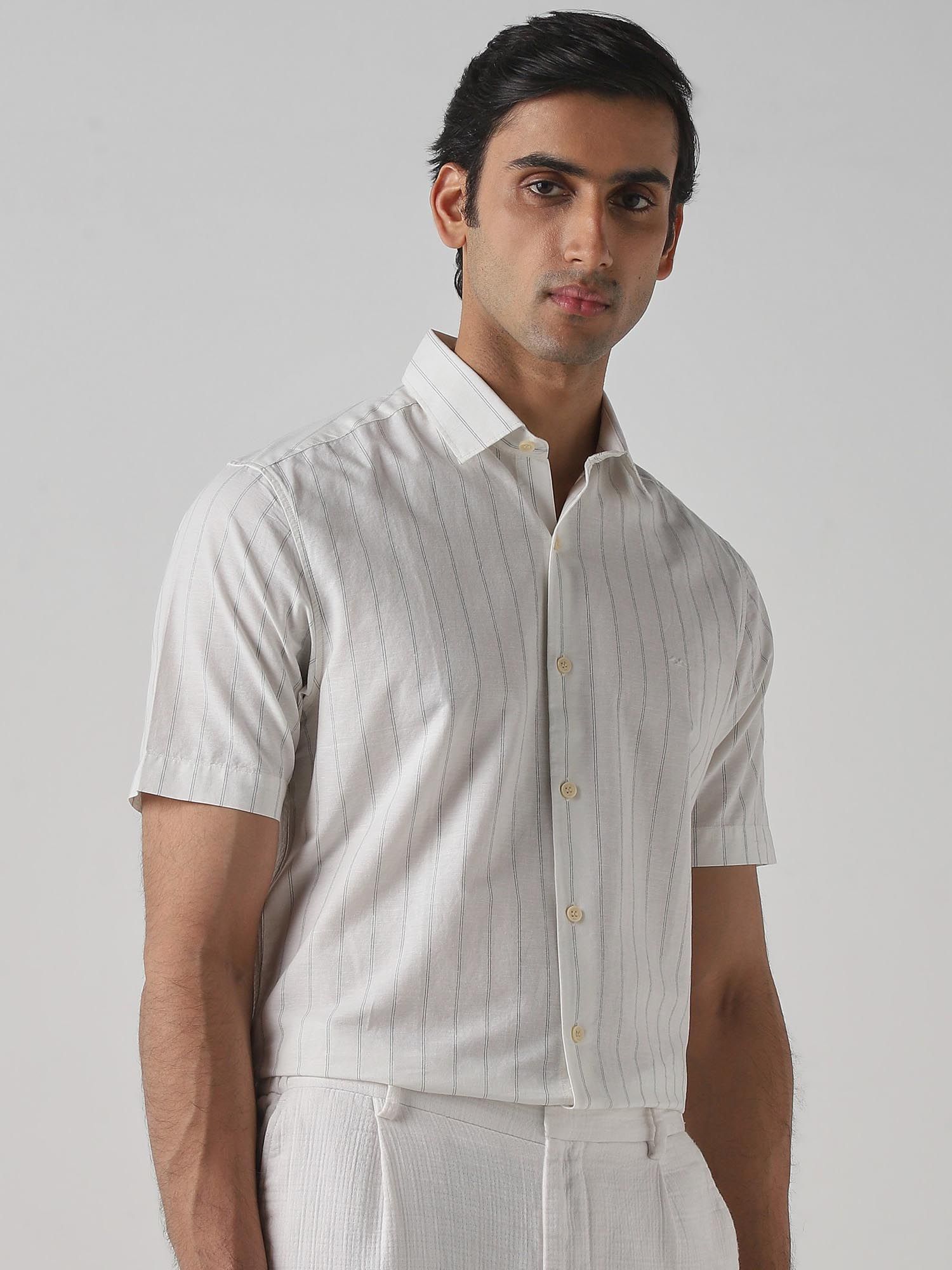 Off White Stripes Men Shirt