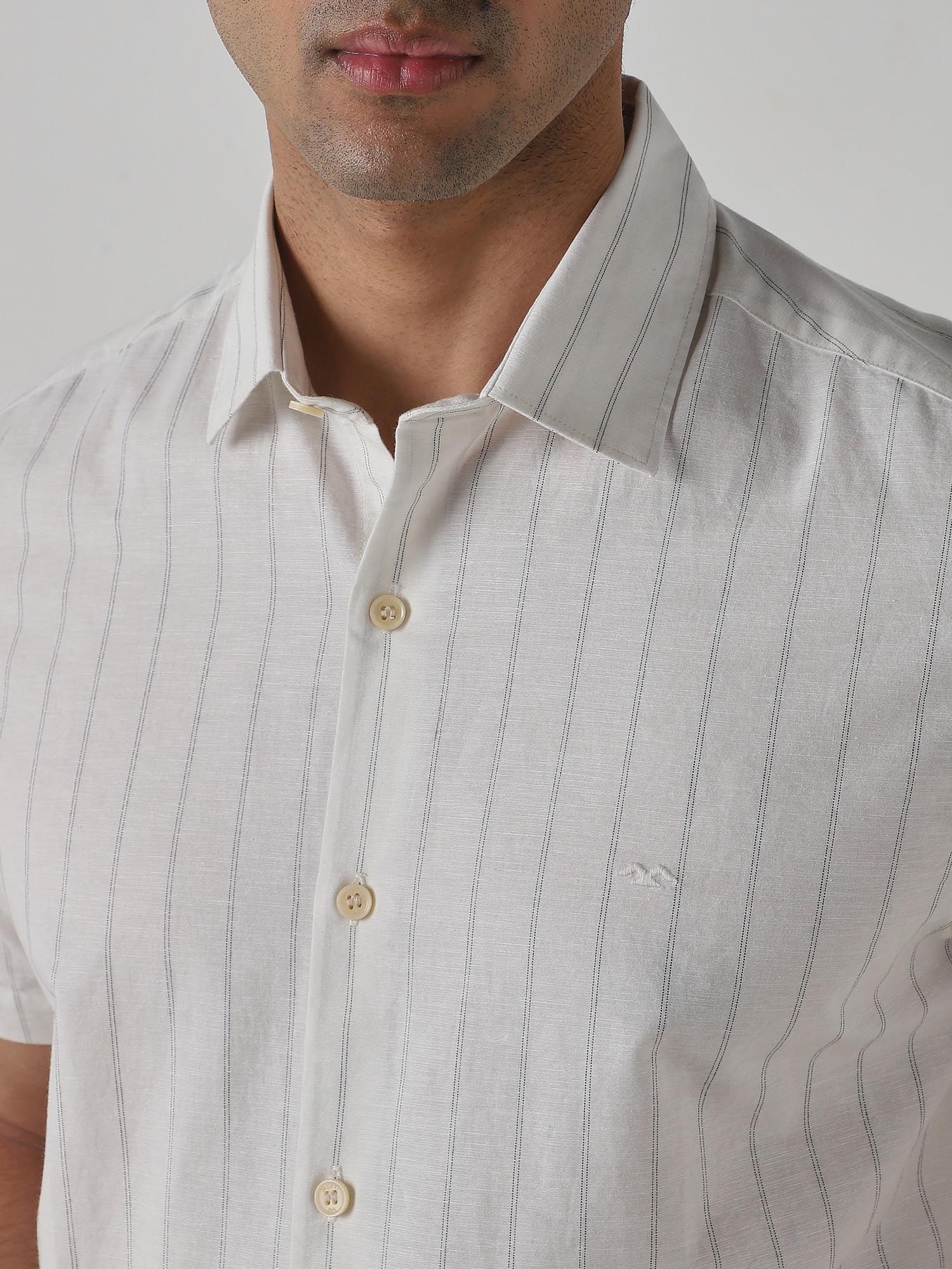 Off White Stripes Men Shirt