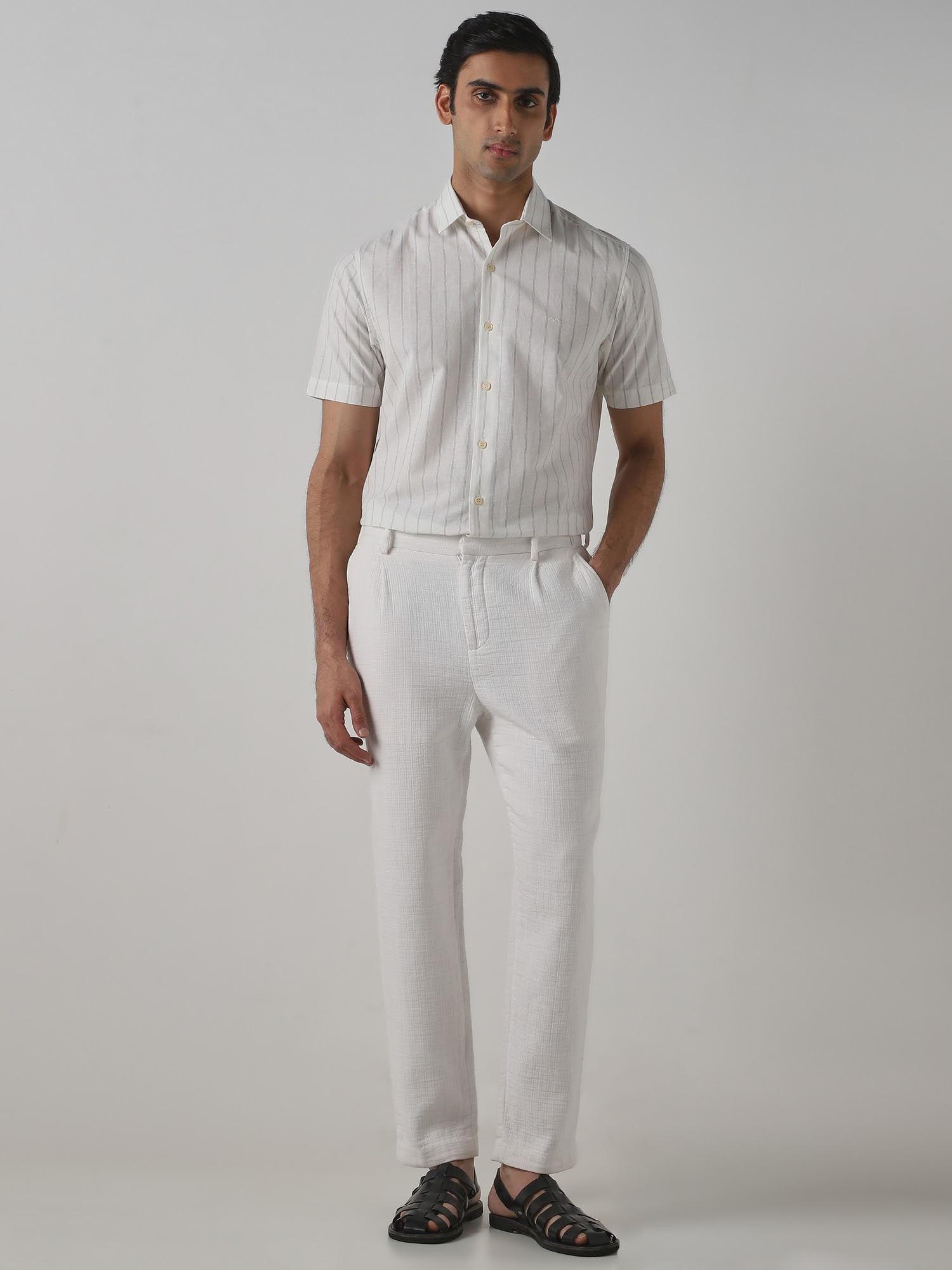 Off White Stripes Men Shirt