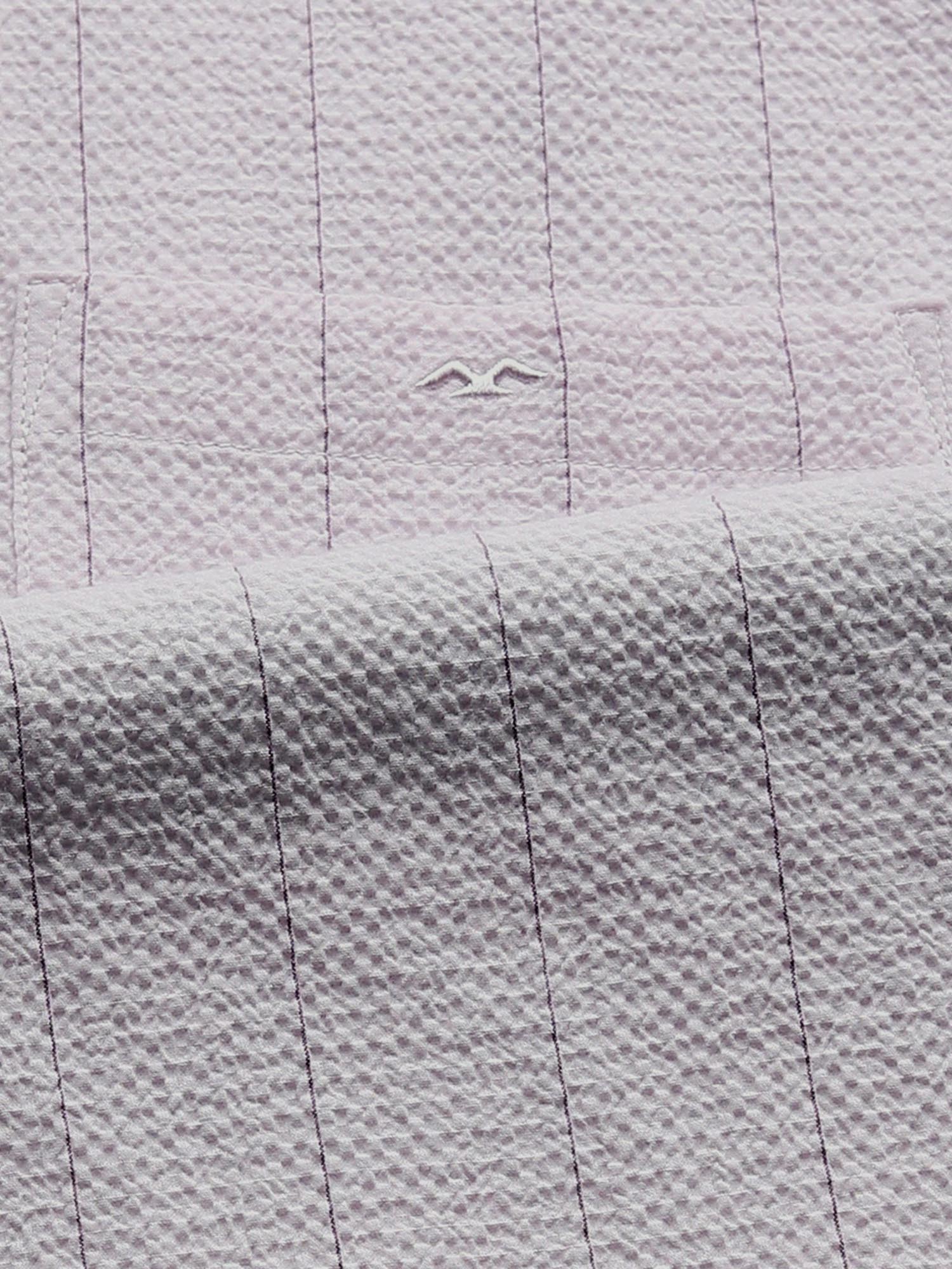 Light Pink Stripes Men Shirt
