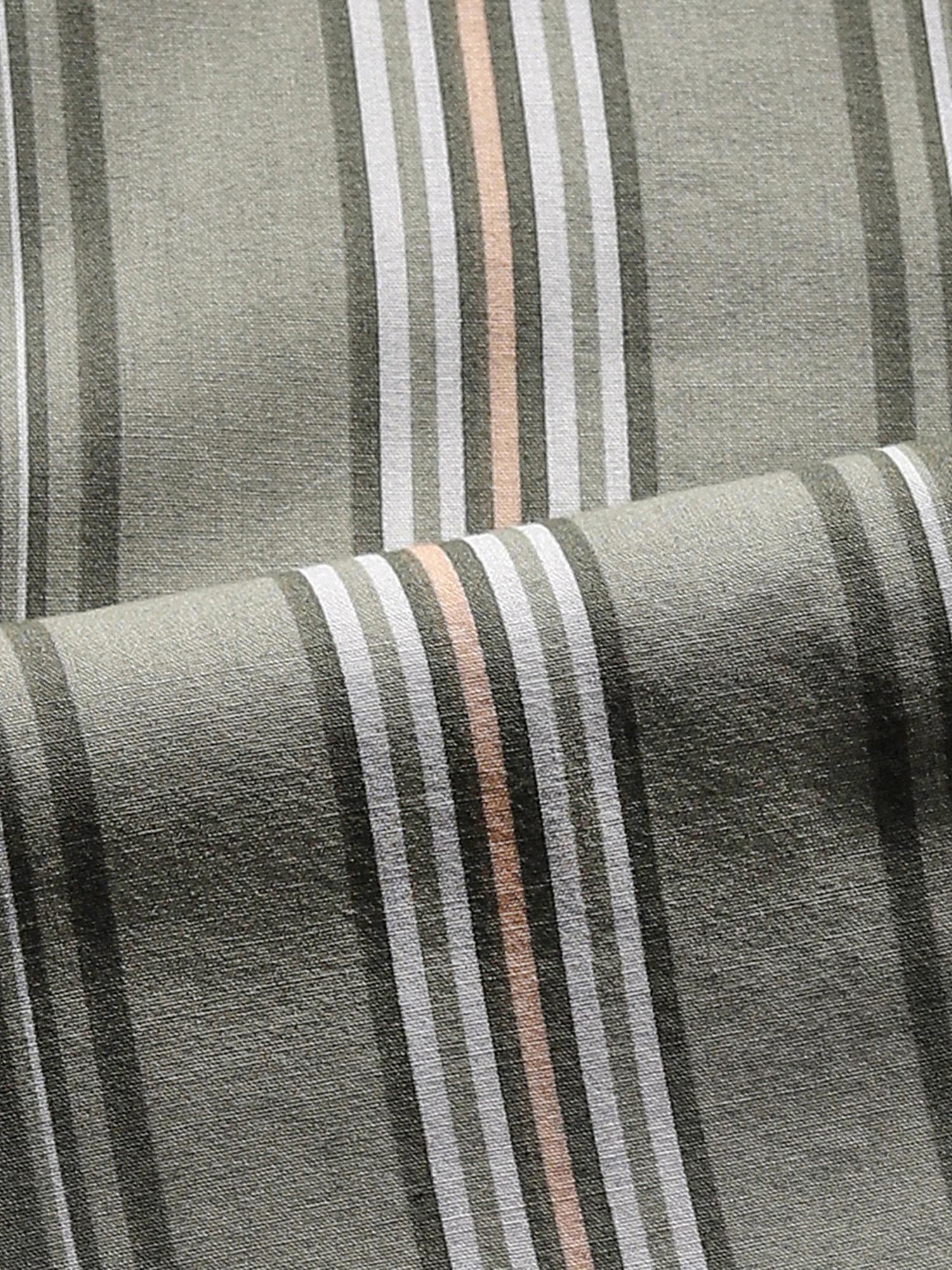 Sage Green Stripes Men Shirt