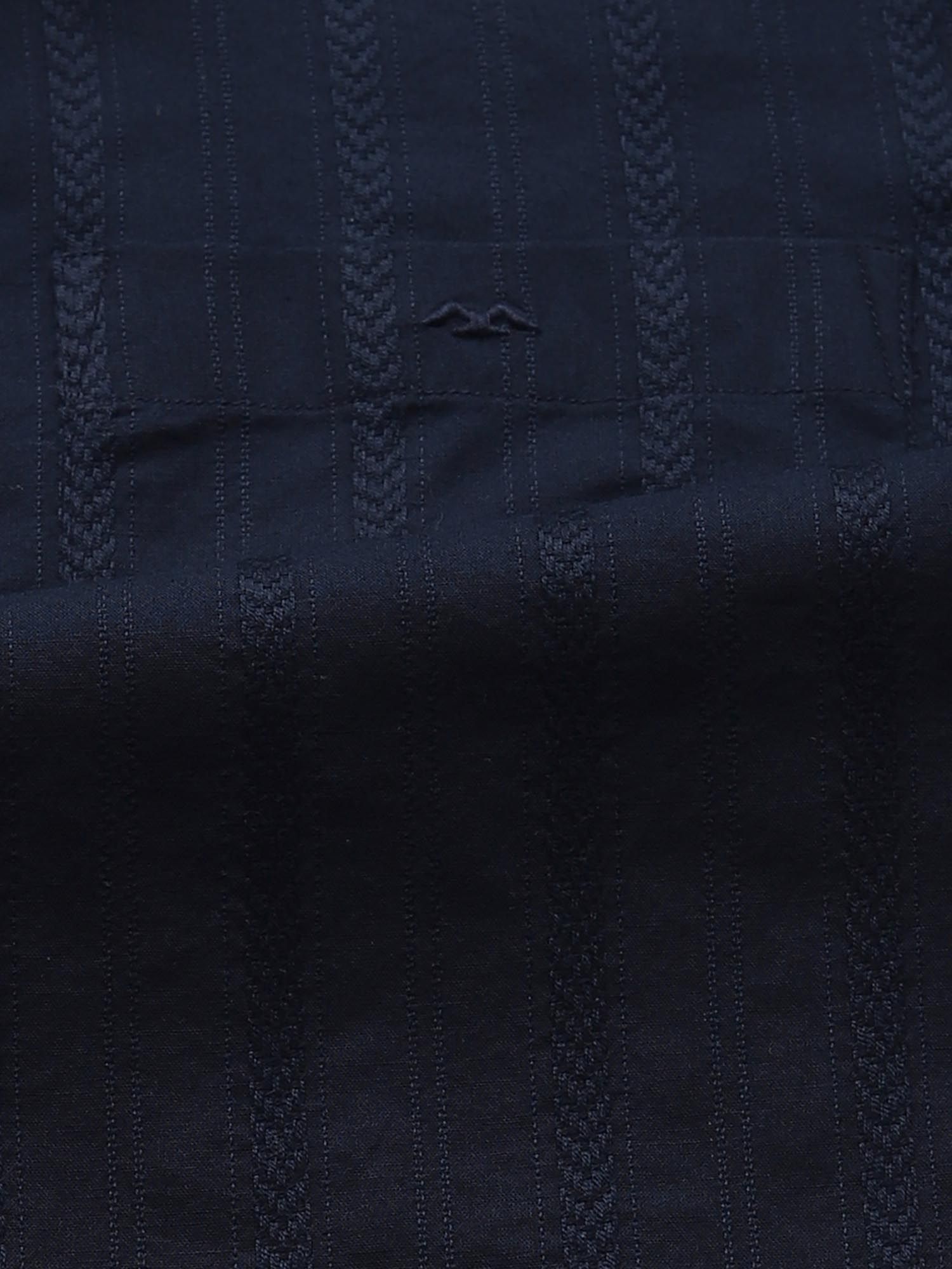 Deep Navy Blue Men Shirt