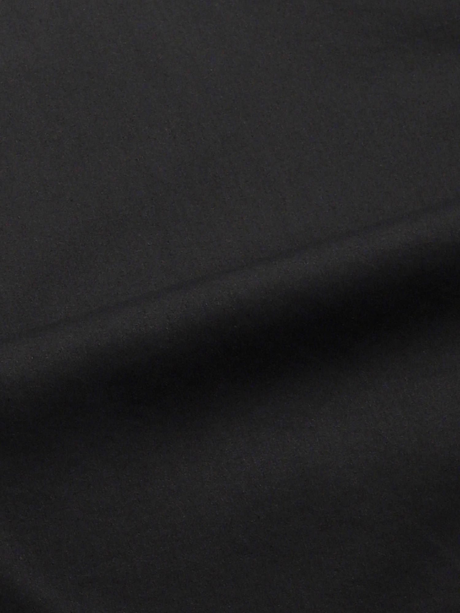 Jet Black Solid Men Shirt