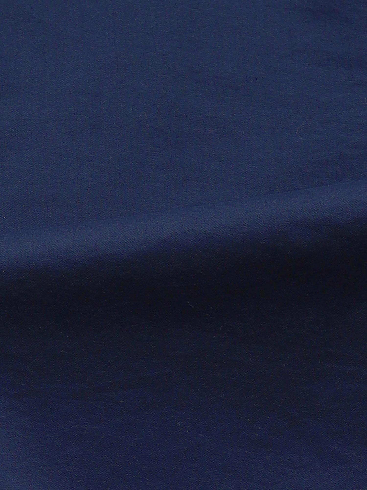 Deep Navy Blue Solid Men Shirt