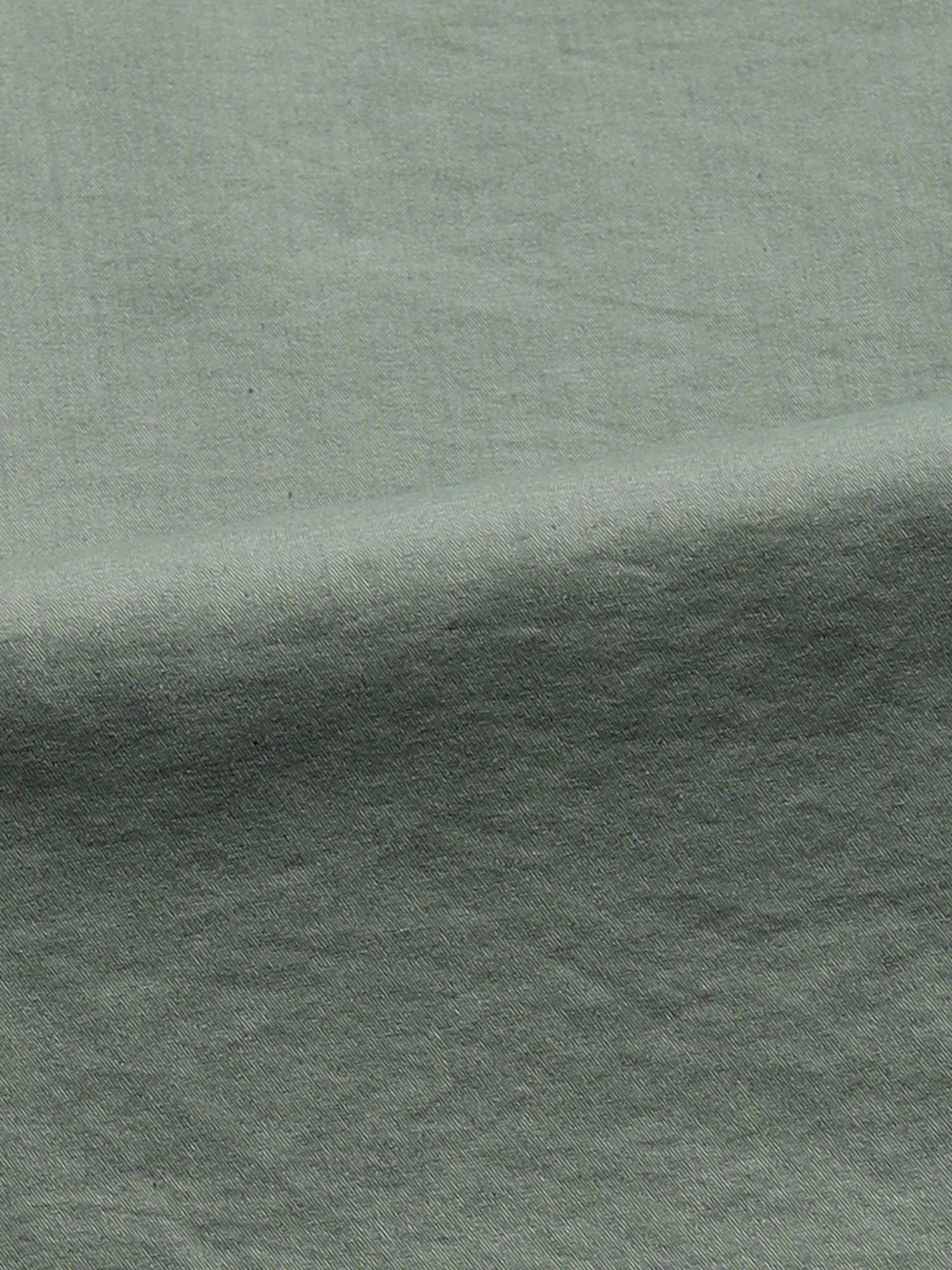 Light Sage Green Solid Men Shirt