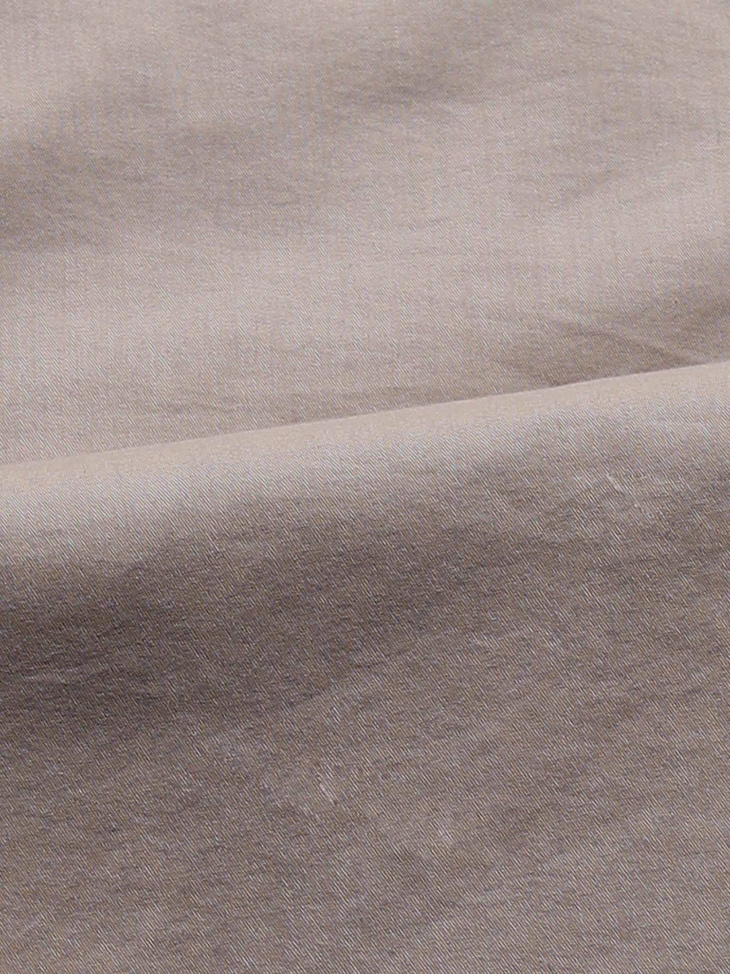 Light Grey Solid Men Shirt