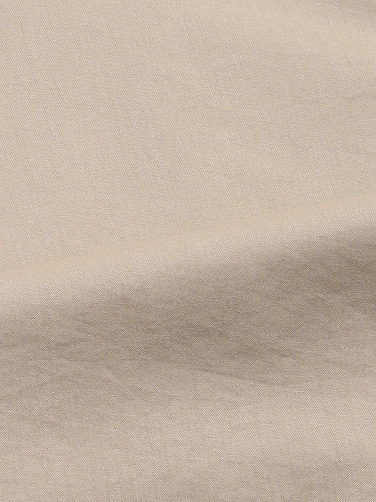 Beige Solid Men Shirt