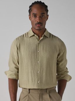Mufti - Muted Beige Men Shirt