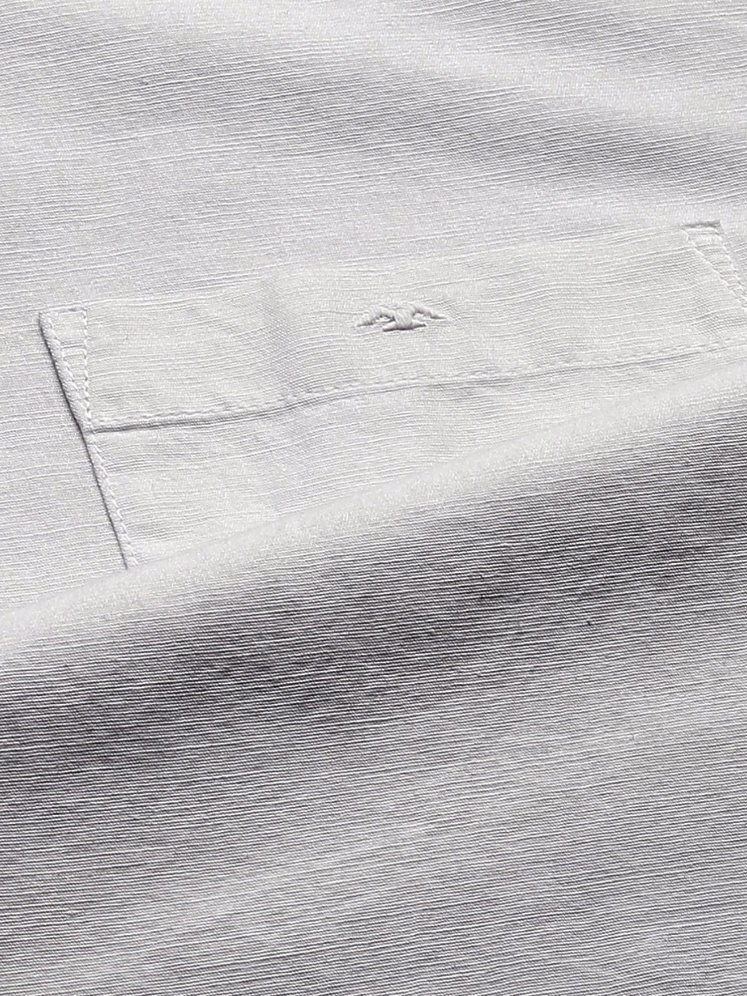 Rich Eggshell White Solid Men Shirt
