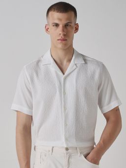 Mufti - Bright White Men Shirt
