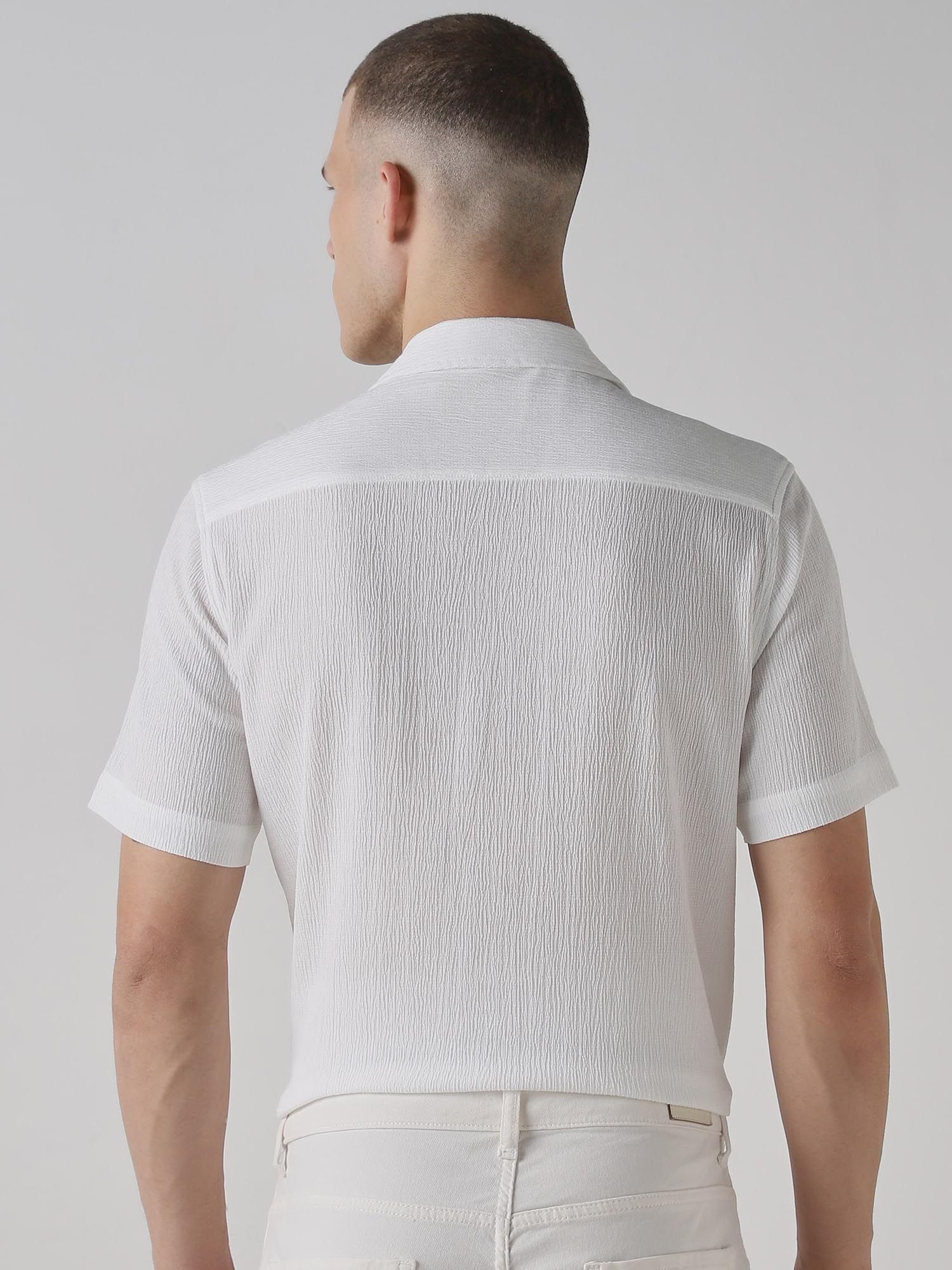 Bright White Men Shirt