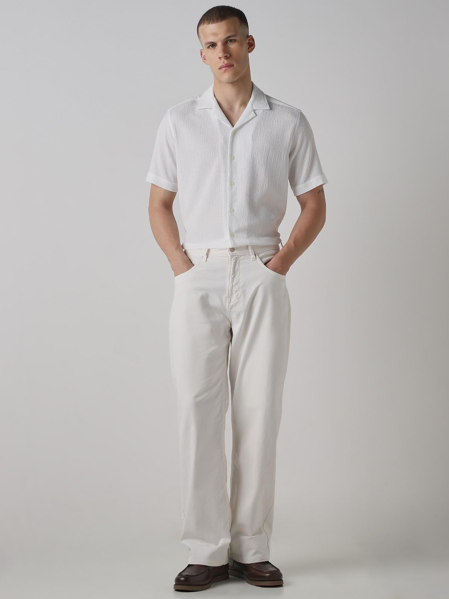 Bright White Men Shirt