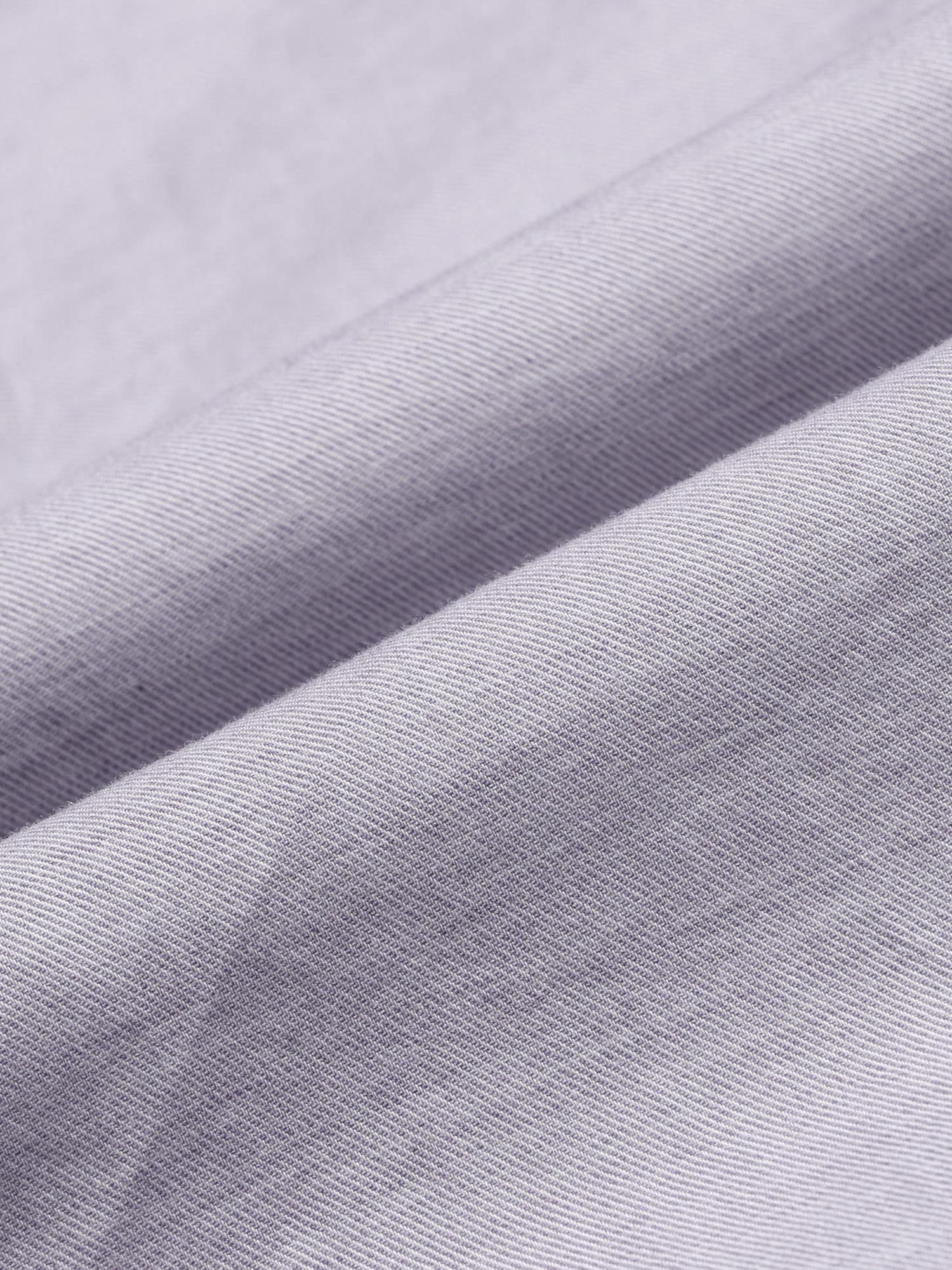 Solid Slim Fit Twill Shirt Lavender