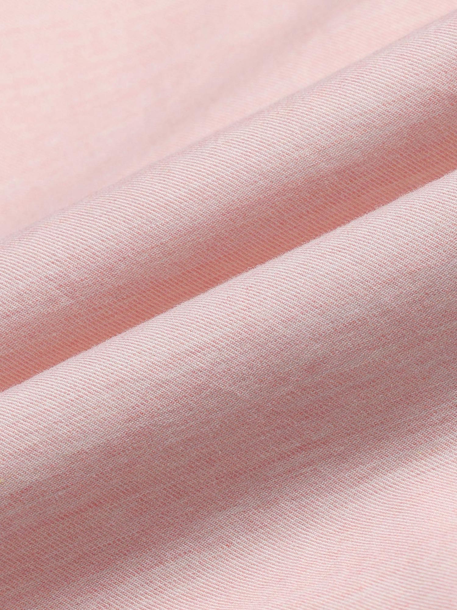 Solid Slim Fit Twill Shirt Pink