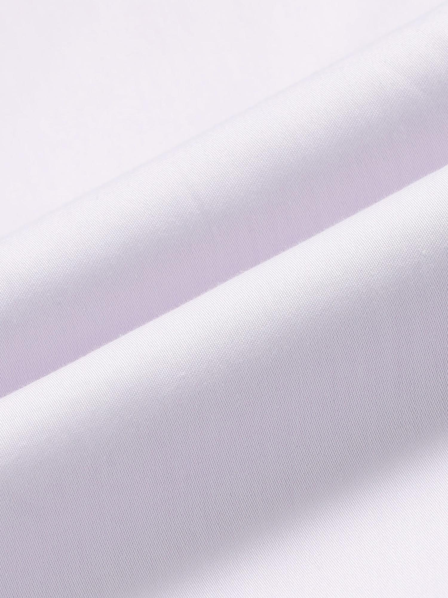 Solid Regular Fit Satin Shirt Lavender