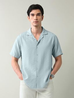 AD By Arvind - Air Soft Slim Fit Shirt Green