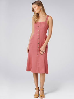 Forever New - Louella Button Detail Midi Dress