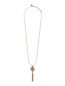 Forever New - Yasmina Resin & Tassel Pendant