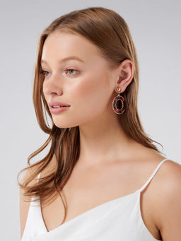 Forever New - Chloe Resin Open Circle Drop