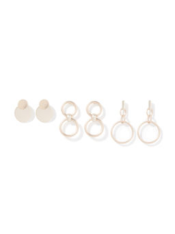 Forever New - Peyton Geometric Three Pack Earring