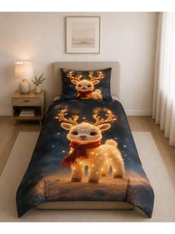 Cortina - 7D Bedsheet For Single Bed 240Tc Microfiber With 1 Pillow Cover