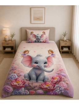 Cortina - 7D Bedsheet For Single Bed 240Tc Microfiber With 1 Pillow Cover